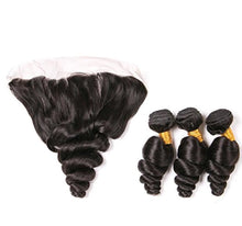 Load image into Gallery viewer, BE 3 Bundle Deal "Tight Loose Wave/Frontal" - Beautiful Essence Luxury Hair Collection